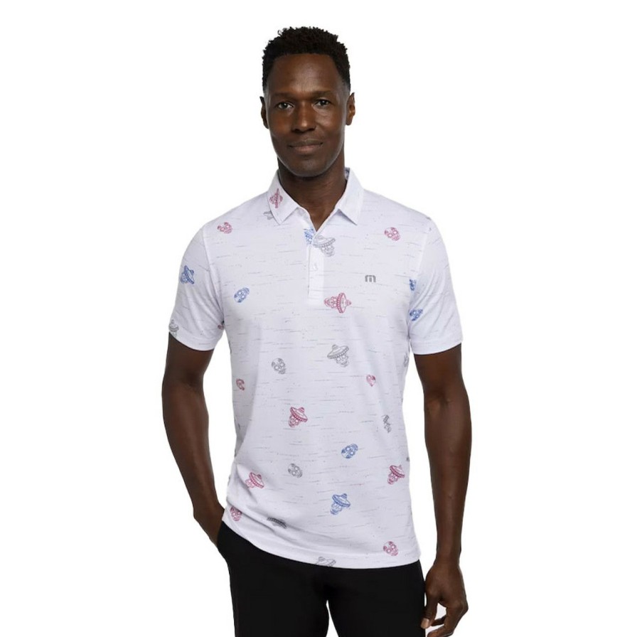 Apparel * | Travis Mathew Mexicali Polo White