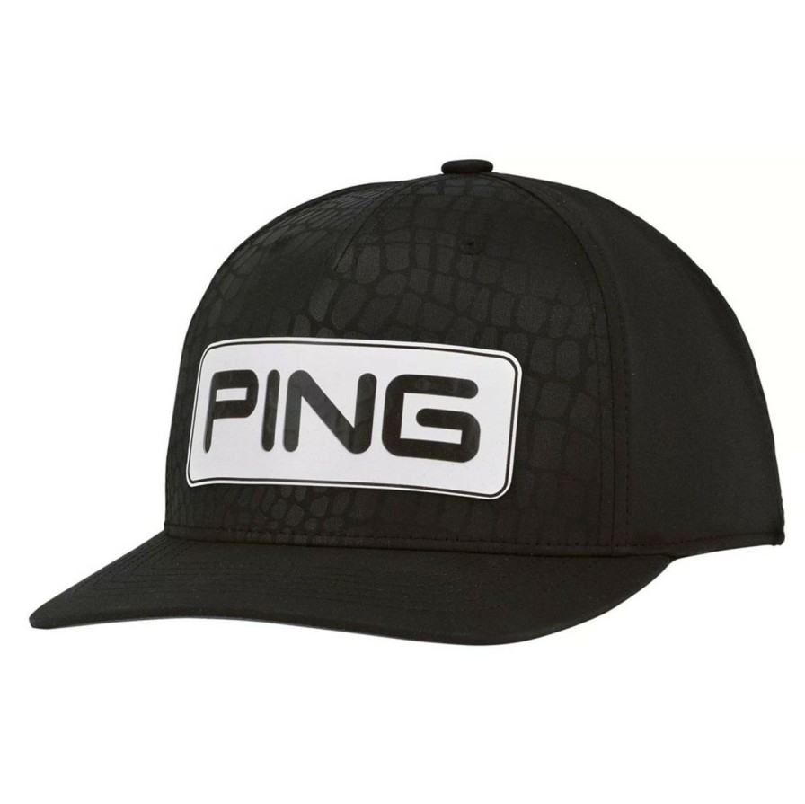 Apparel * | Ping Coastal Tour Snapback Hat Black