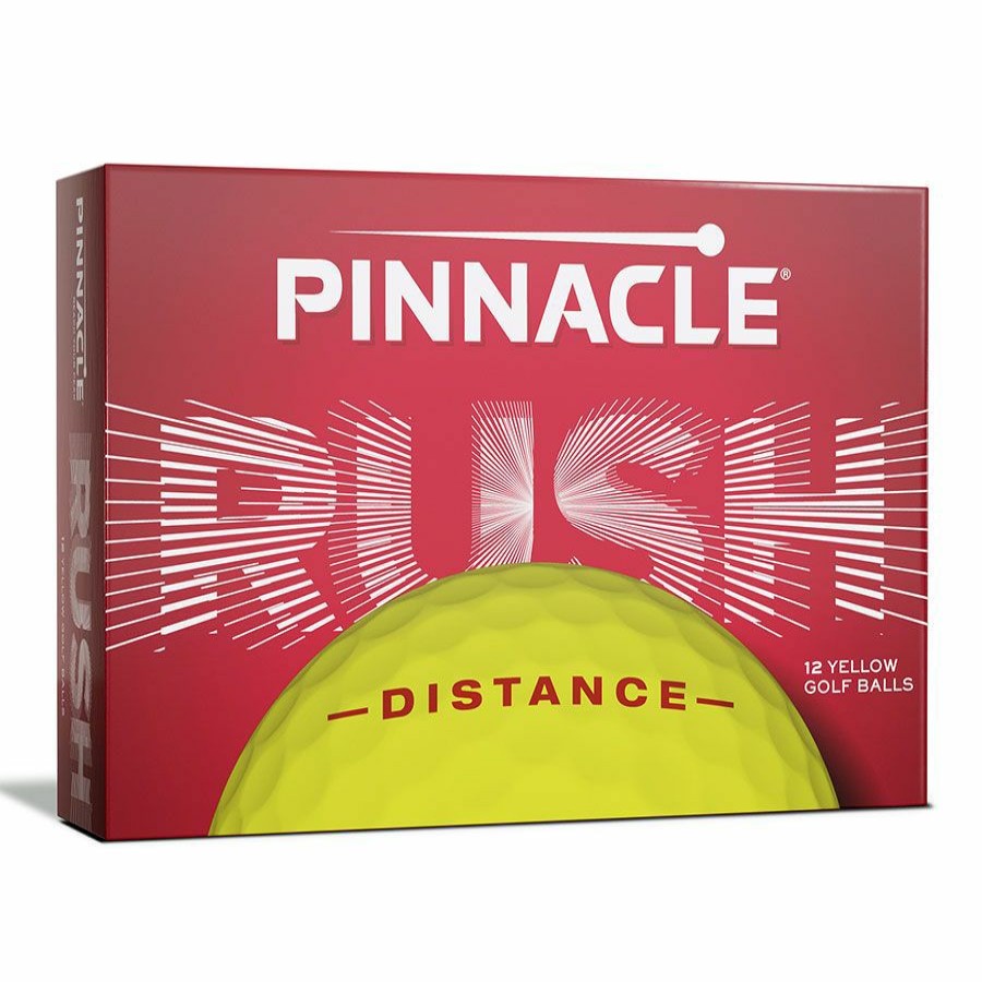 Golf Balls * | Pinnacle Rush Yellow Golf Balls 15 Ball Pack