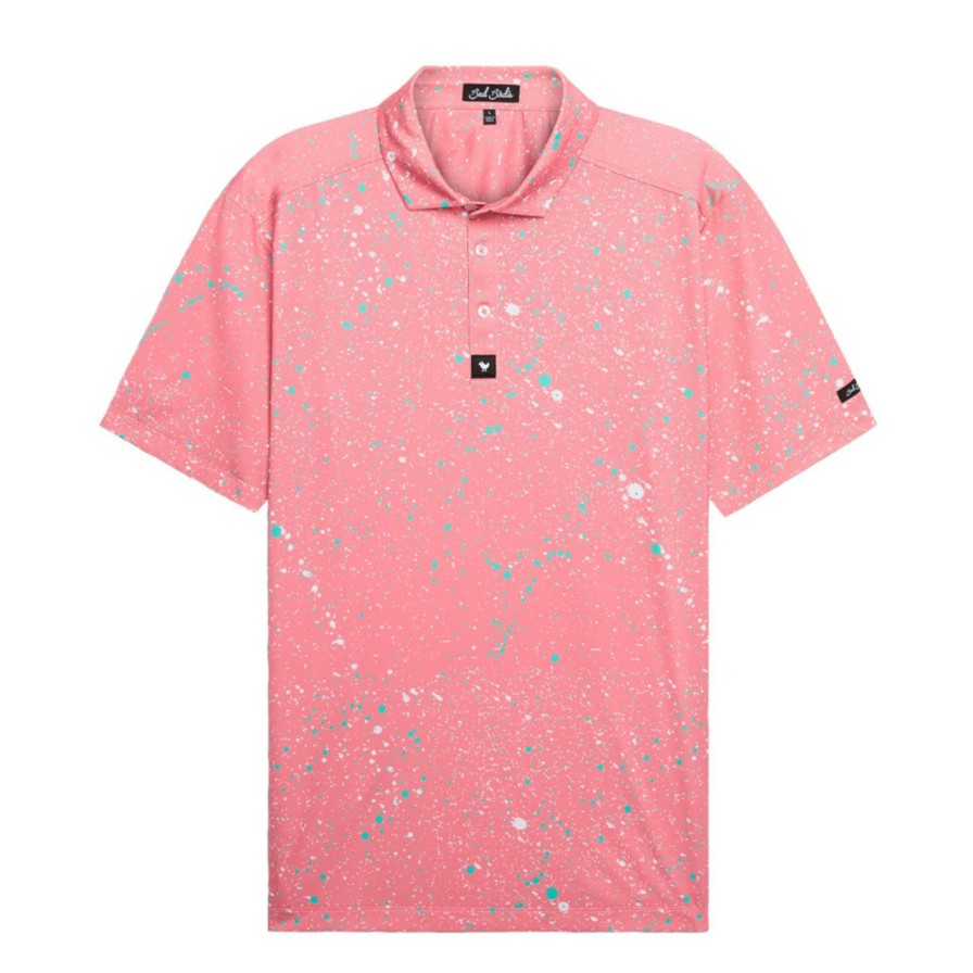 Apparel * | Bad Birdie 2 The Sequel Polo Paint Splatter