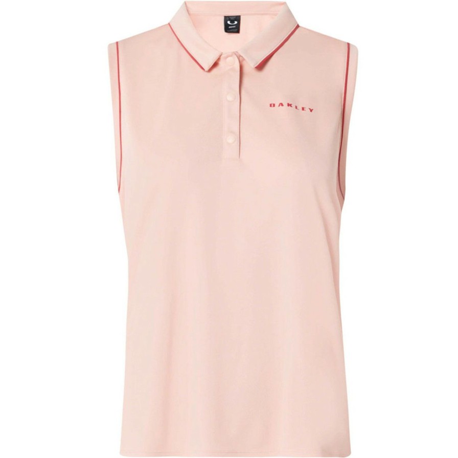 Apparel * | Oakley Women'S Balata Sleeveless Polo Fluffy Pink