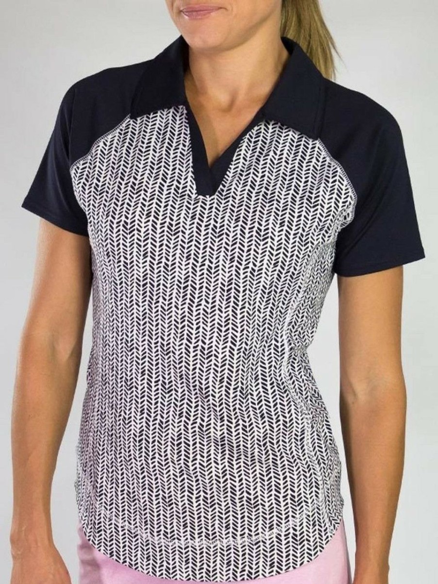 Apparel * | Jofit Jo Tech Polo Herringbone