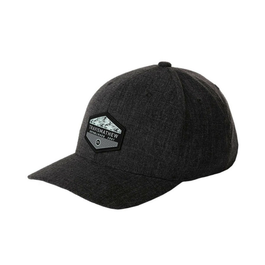 Apparel * | Travis Mathew Sawing Logs Hat Heather Black