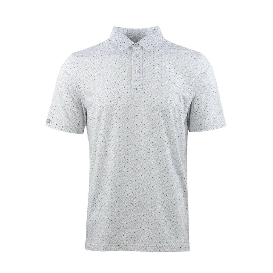 Apparel * | Straight Down The Dude Polo White Indigo