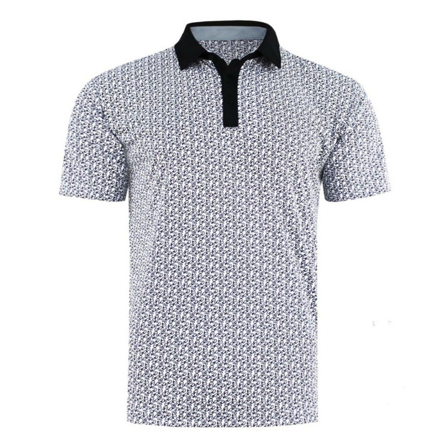 Apparel * | Swannies Davison Polo Black White