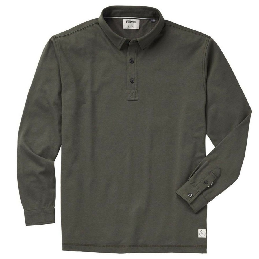 Apparel * | Linksoul Aldo Long Sleeve Polo