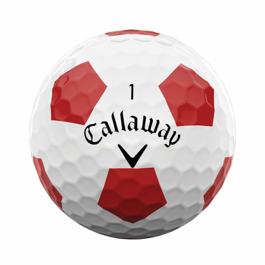 Golf Balls * | Callaway Chrome Soft 2022 Truvis Red Golf Balls