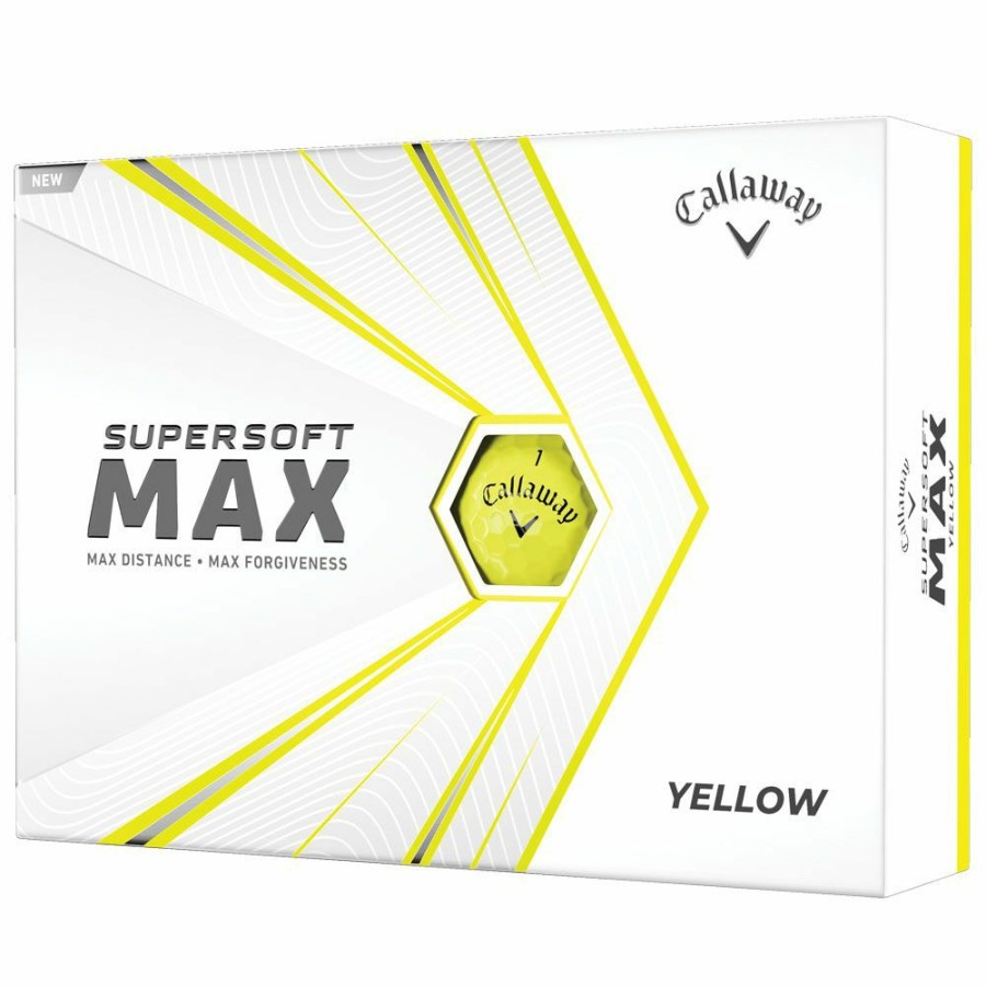 Golf Balls * | Callaway Supersoft Max Yellow Golf Balls