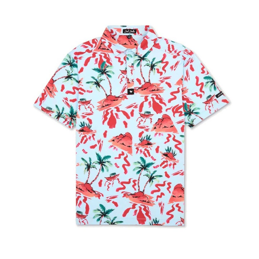 Apparel * | Bad Birdie Polo Red Rocks