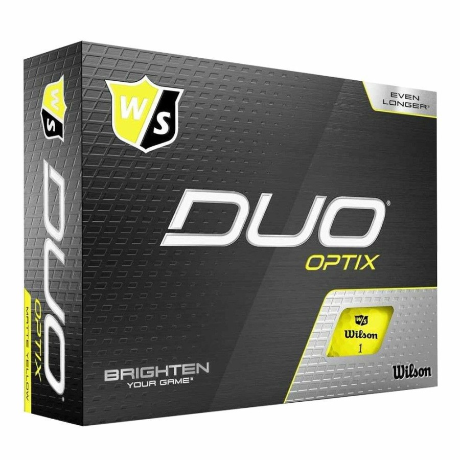 Golf Balls * | Wilson Staff Duo Optix Yellow Golf Balls