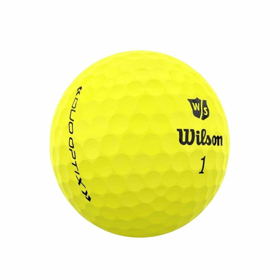 Golf Balls * | Wilson Staff Duo Optix Yellow Golf Balls