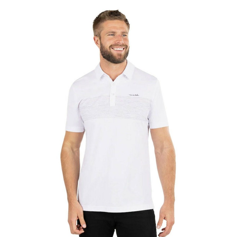 Apparel * | Travis Mathew Brecon Range Polo White