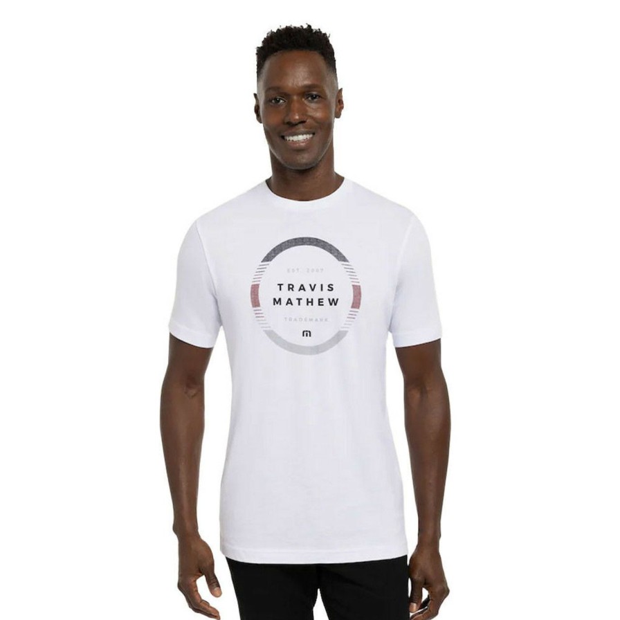 Apparel * | Travis Mathew Secondary School Tee White