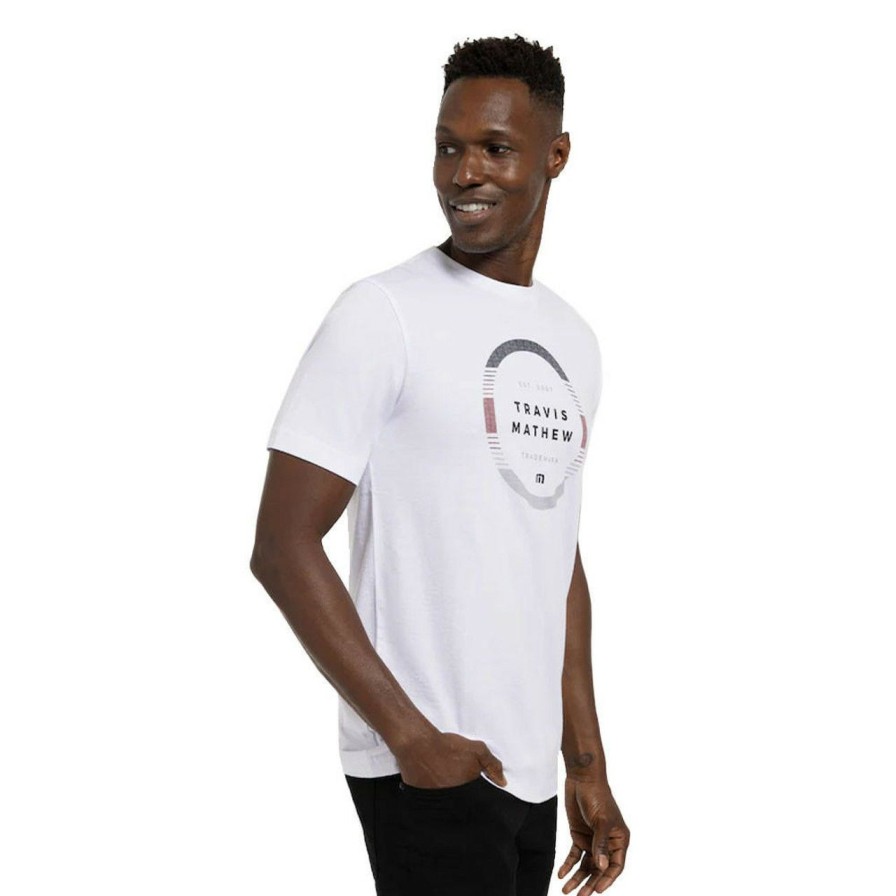 Apparel * | Travis Mathew Secondary School Tee White