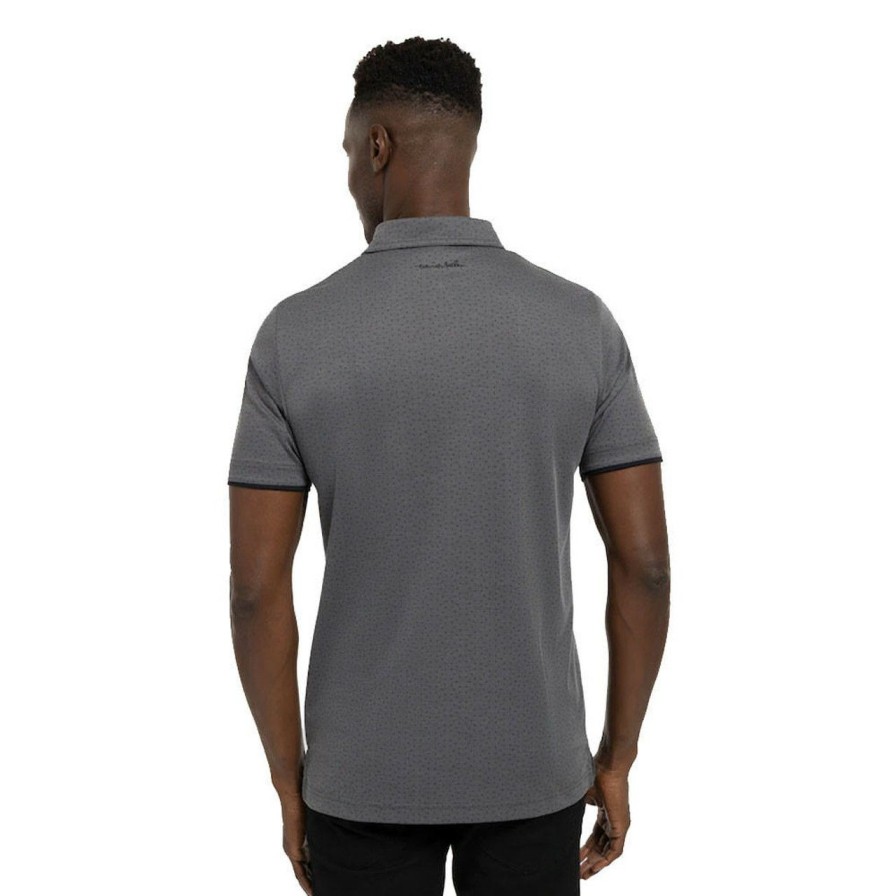 Apparel * | Travis Mathew Light Valley Polo Heather Dark Grey