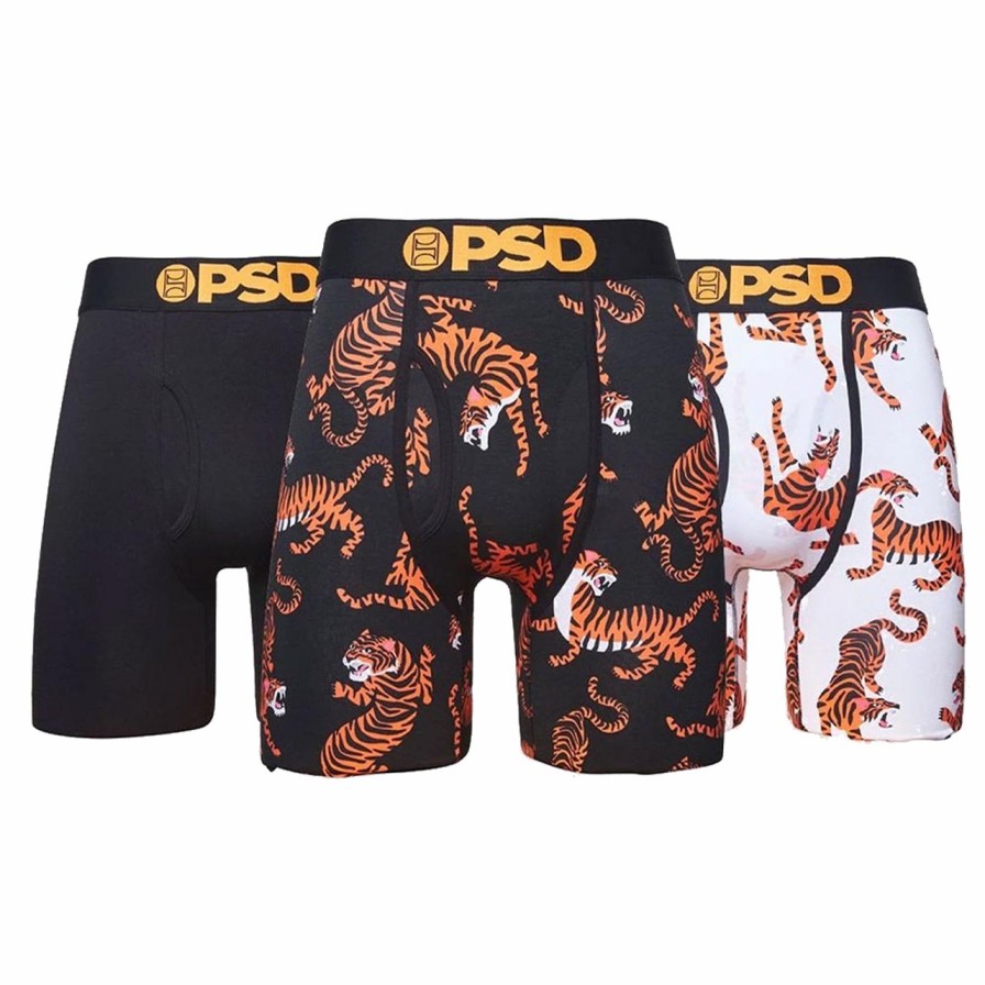 Apparel * | Psd Tiger Modal Boxer Brief 3 Pack Multi