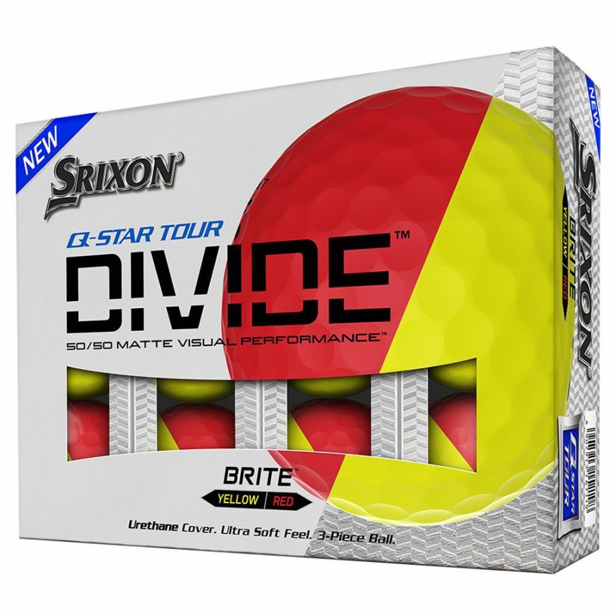 Golf Balls * | Srixon Q-Star Tour Divide Red Golf Balls