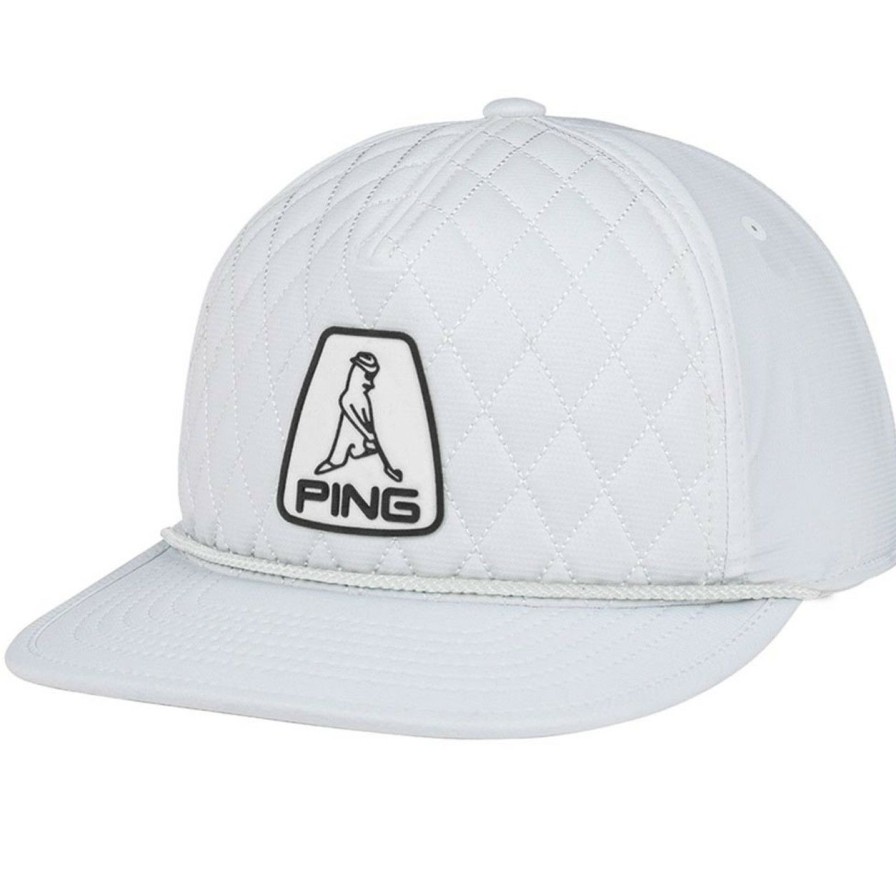 Apparel * | Ping Heritage Snapback Hat White