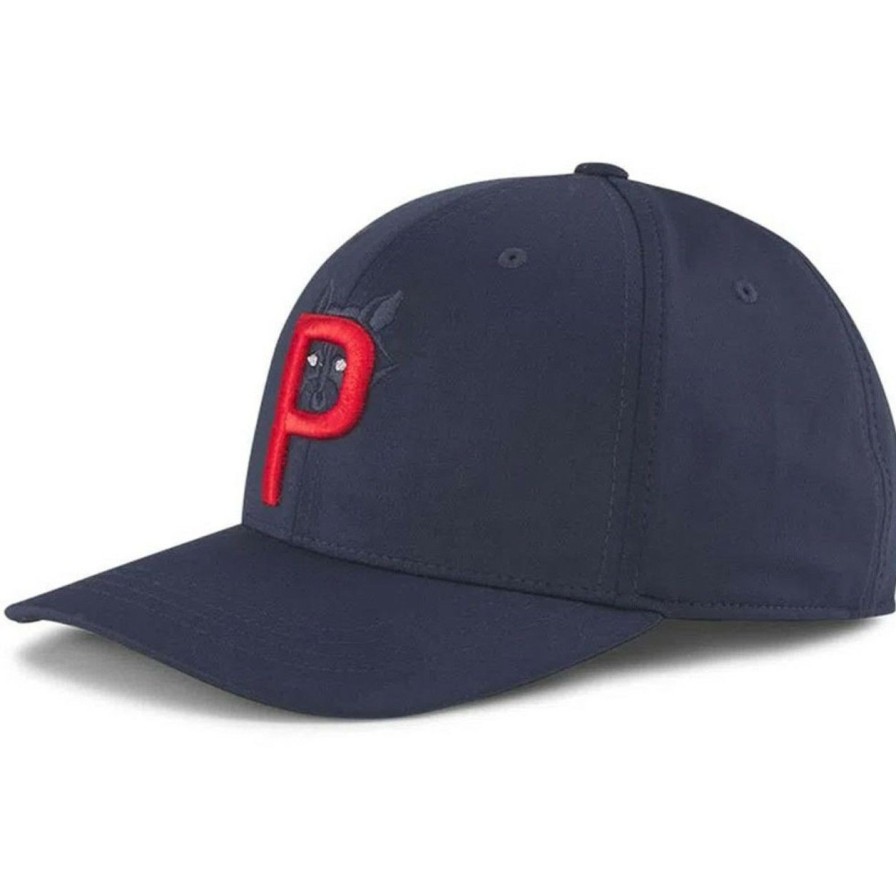 Apparel * | Puma Raccoon P 110 Snapback Hat Navy Blazer