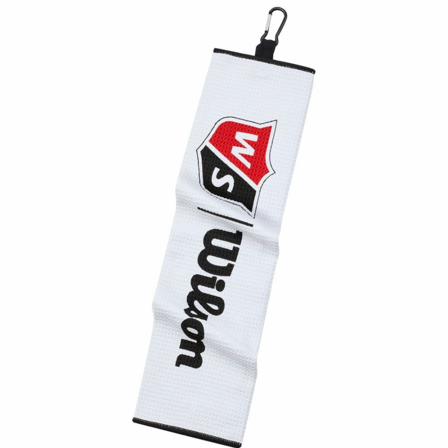 Golf Accessories * | Wilson Staff Tri-Fold Golf Towel