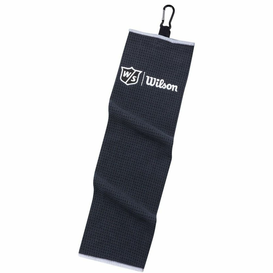 Golf Accessories * | Wilson Staff Tri-Fold Golf Towel