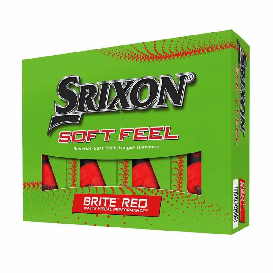 Golf Balls * | Srixon Soft Feel 2023 Brite Red Golf Balls