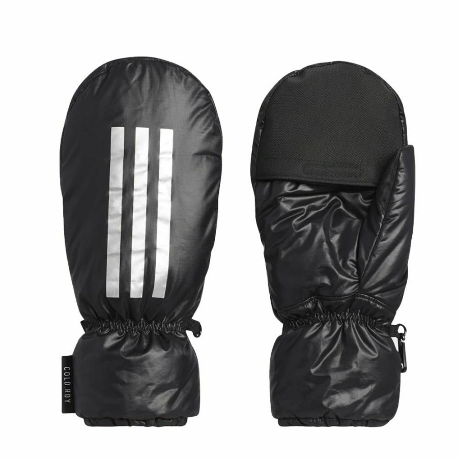 Golf Gloves * | Adidas Cold.Rdy 3-Stripe Winter Golf Mittens