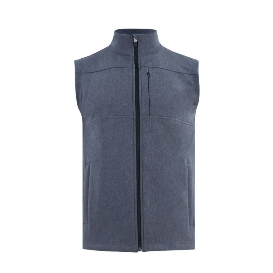 Apparel * | Swannies Velten Vest Charcoal