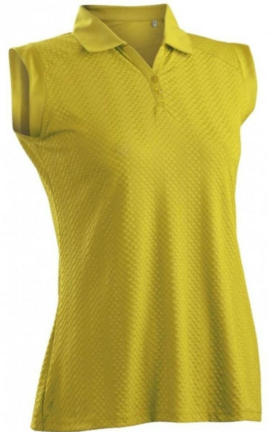 Apparel * | Nancy Lopez Grace Sleeveless Polo Plus Size Amber