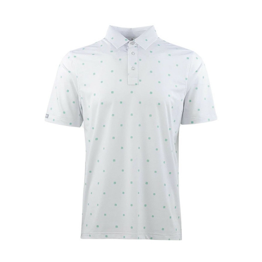 Apparel * | Straight Down Lucky Day Polo White