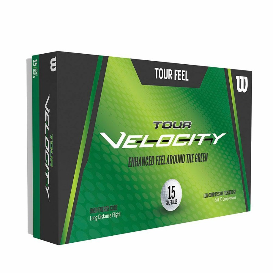 Golf Balls * | Wilson Tour Velocity Tour Feel Golf Balls (15 Ball Pack)