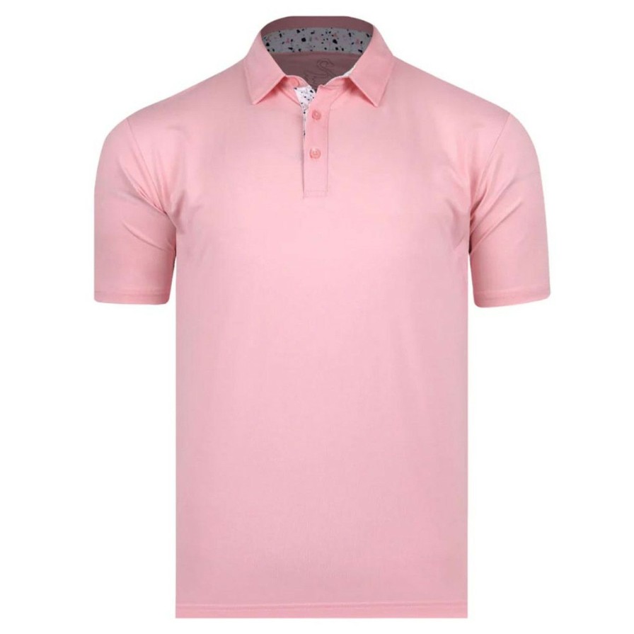 Apparel * | Swannies Kirkwood Polo Flamingo Heather