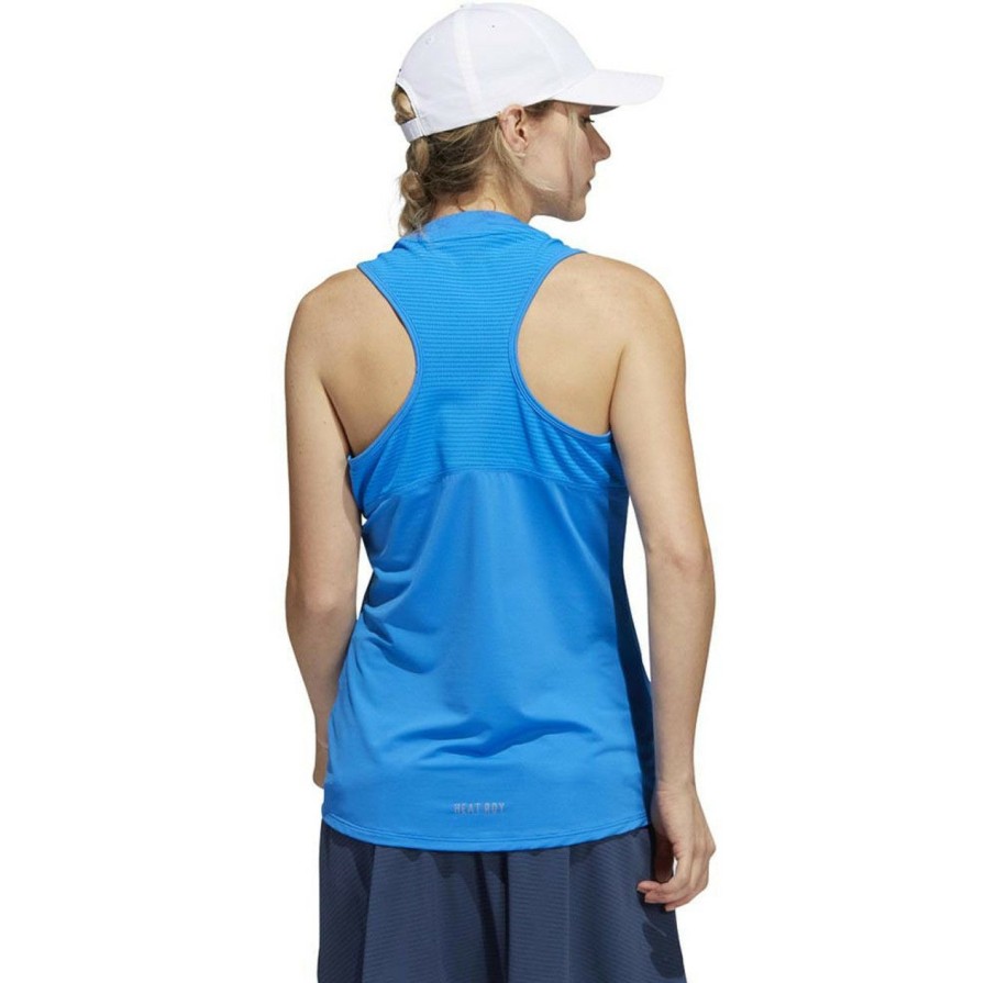 Apparel * | Adidas Women'S Heat.Rdy Sleeveless Polo