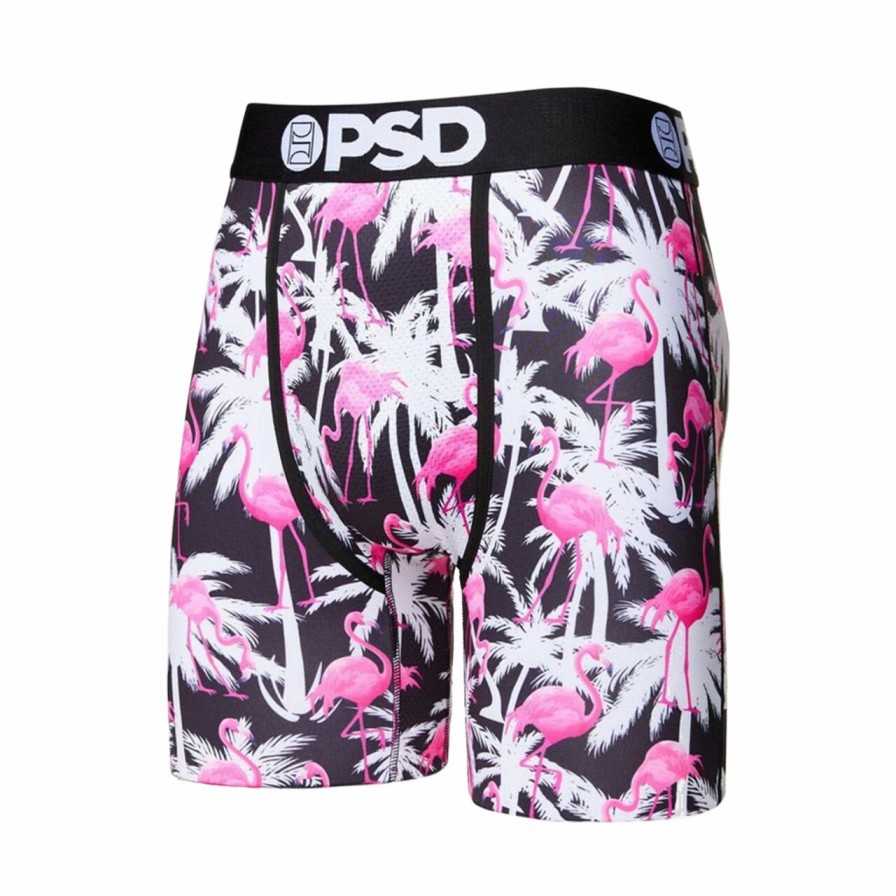 Apparel * | Psd Palms Flamingo Boxer Brief Black