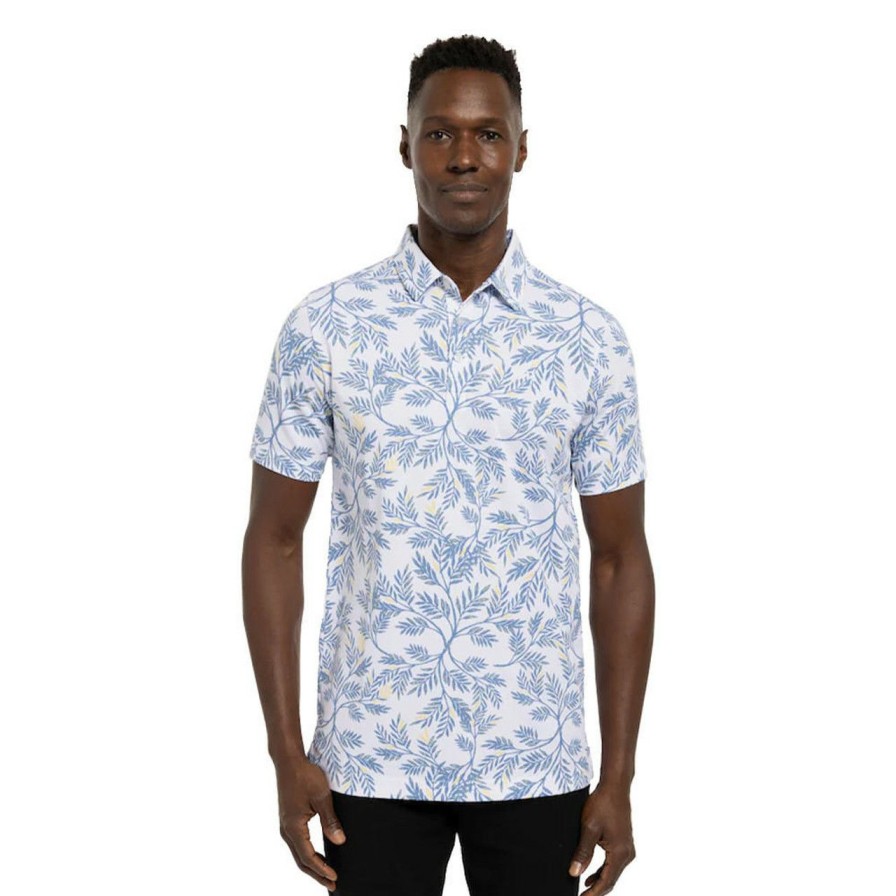 Apparel * | Travis Mathew Desert Wind Polo White