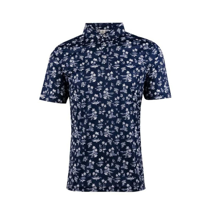 Apparel * | Straight Down Aloha Polo