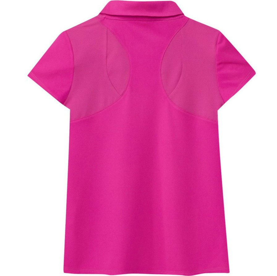 Apparel * | Adidas Junior Girls Fashion Polo Shock Pink