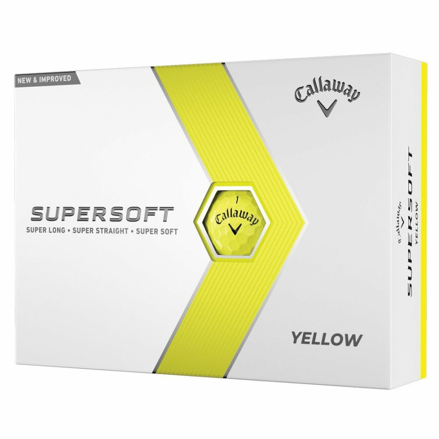 Golf Balls * | Callaway Supersoft 2023 Yellow Golf Balls