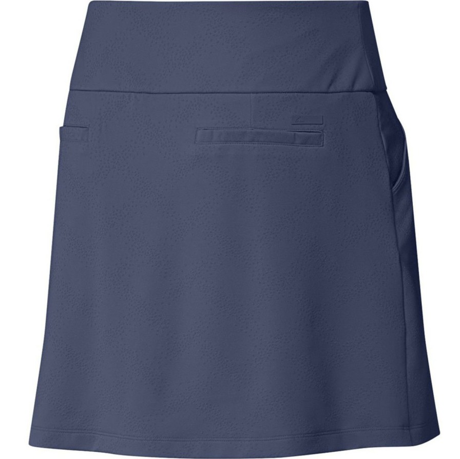 Apparel * | Adidas Women'S Jacquard Cinch Skort Tech Indigo