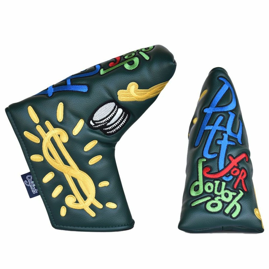 Golf Accessories * | Prg Originals 'Putt For Dough' Golf Blade Putter Headcover