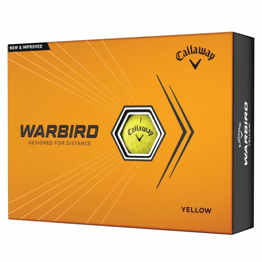 Golf Balls * | Callaway Warbird 2023 Yellow Golf Balls