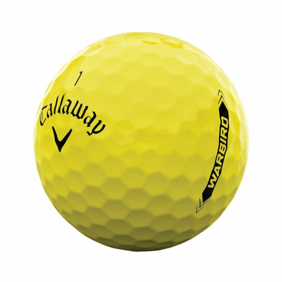 Golf Balls * | Callaway Warbird 2023 Yellow Golf Balls