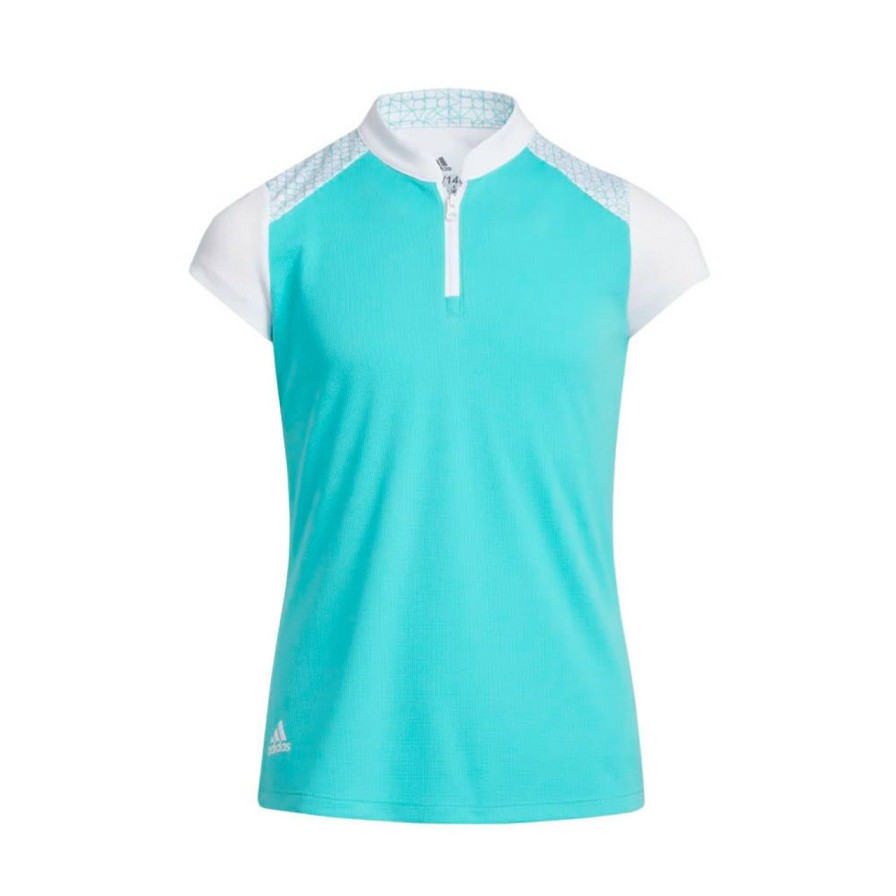 Apparel * | Adidas Junior Girls Colorblock Polo