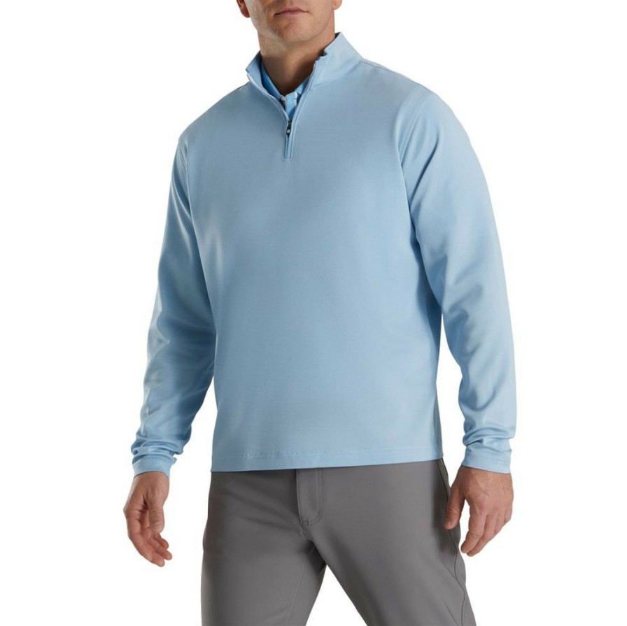 Apparel * | Footjoy Lightweight Jaquard 1/4 Zip