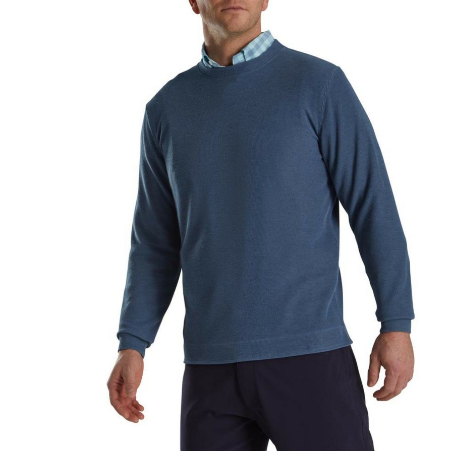 Apparel * | Footjoy Crewneck Pullover