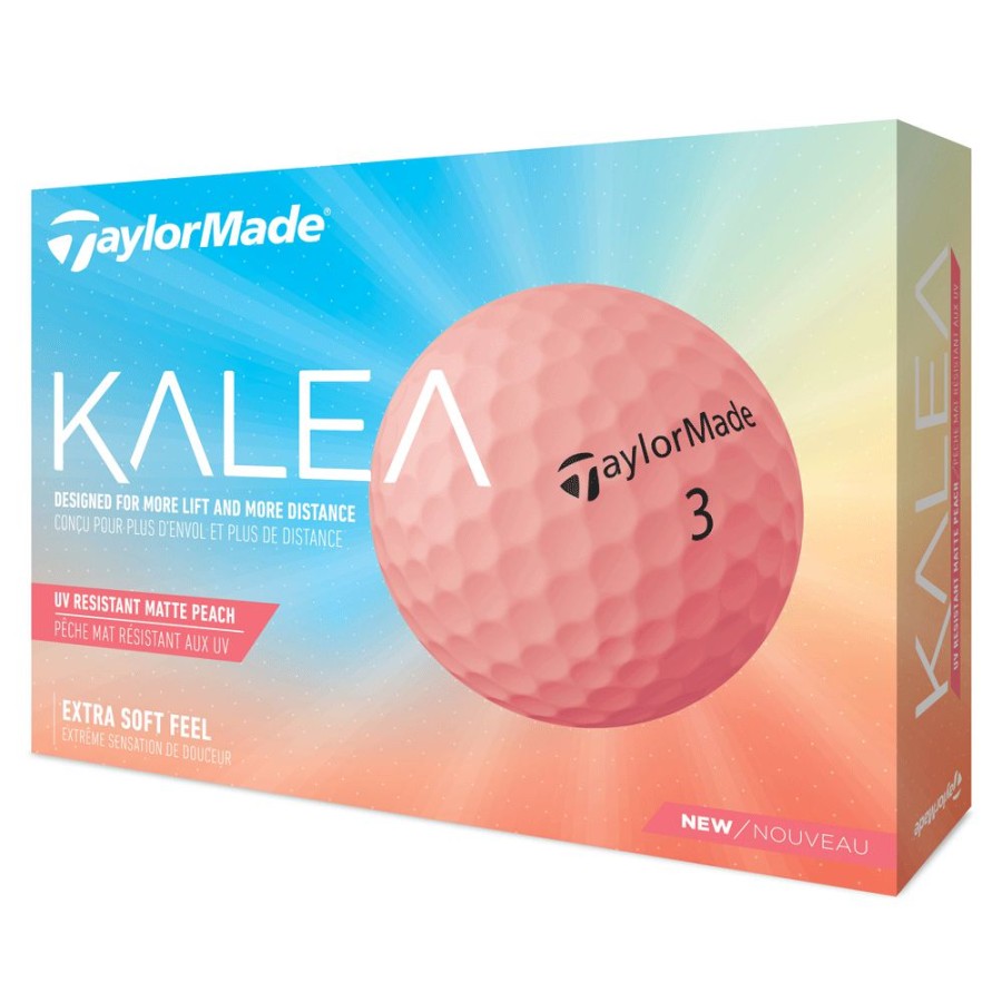 Golf Balls * | Taylormade Kalea 2022 Matte Peach Ladies Golf Balls