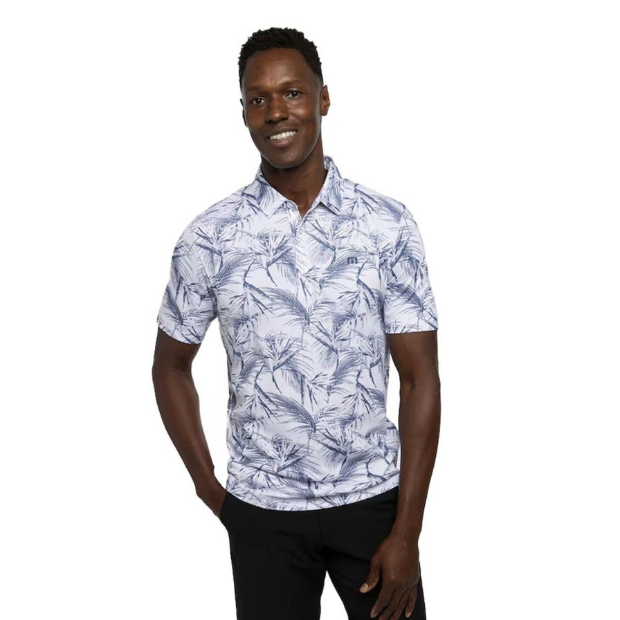 Apparel * | Travis Mathew Around The Bay Polo White