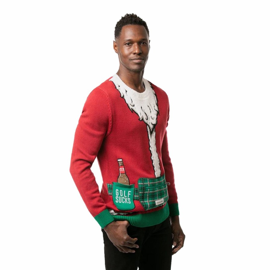 Apparel * | Travis Mathew St. Nick Sweater Red