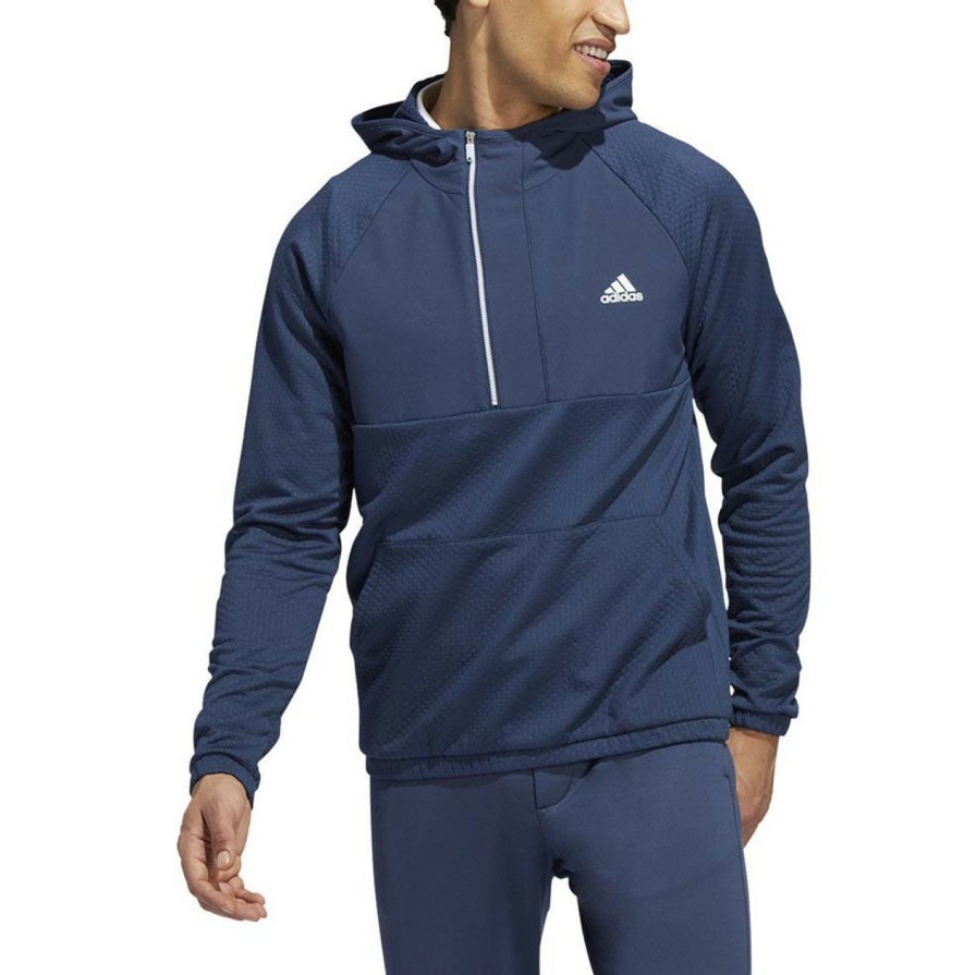 Apparel * | Adidas Fleece Anorak 1/4 Zip