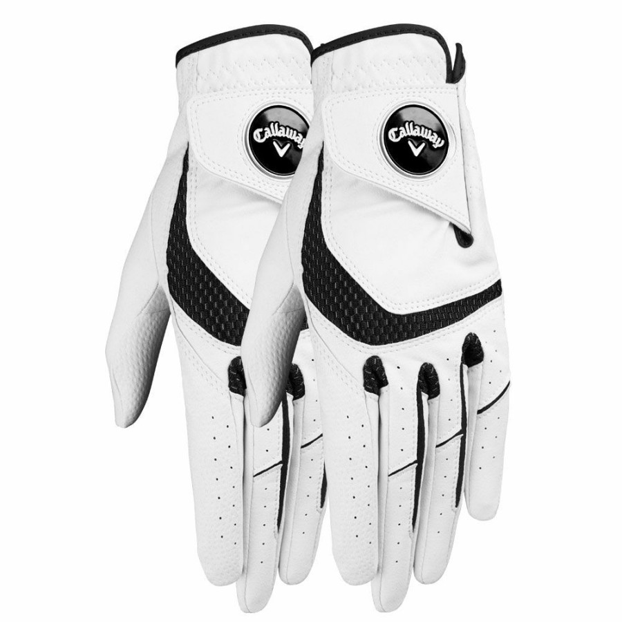 Golf Gloves * | Callaway Weather Spann Golf Glove 2-Pack